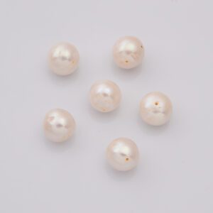 5A Grade Round Pearl Natural Near Round Freshwater Pearl Genuine Very High Luster Top Quality Pearls 10-11mm FWP070