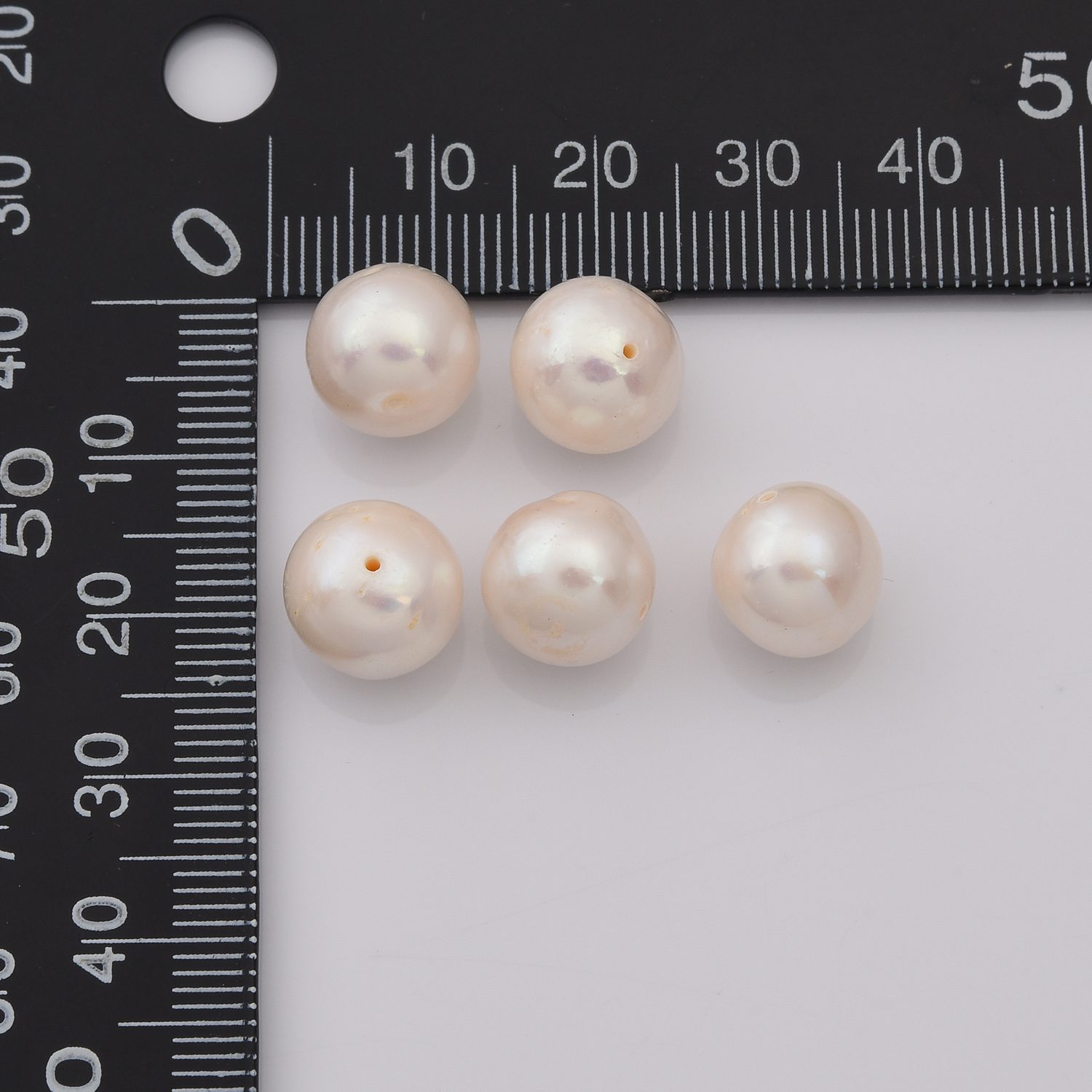 5A Grade Round Pearl Natural Near Round Freshwater Pearl Genuine Very High Luster Top Quality Pearls 10-11mm FWP070 - Image 5