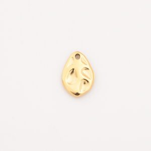 Gold Filled Abstract Teardrop Charm, Stainless Steel Drop Pendant for Necklace Bracelet, Minimalist DIY Jewelry Making, Gift for Her SCP002