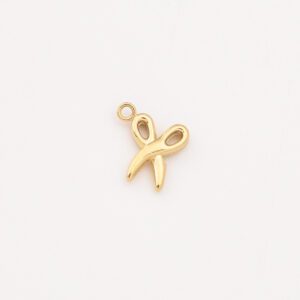 Gold Filled Scissor Charm, Stainless Steel Hairdresser Pendant for Necklace Bracelet Earring DIY Jewelry Making Supply, Gift for Her, SCP014