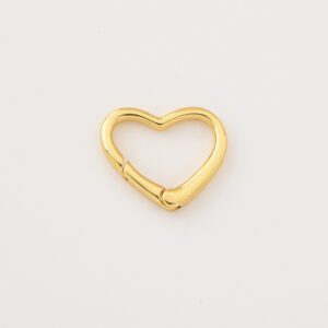 Gold Filled Heart Clasp Lock Connector For Keychain Bracelet Necklace, Dainty Heart Shape Jewelry Finding Bag Charm Hook DIY, Gift, CL611