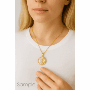 Gold Filled Sun Face Charm with Mother of Pearl, Celestial Round Pendant for Necklace Bracelet, Boho Dainty Jewelry Gift for Her, CP2095