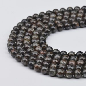 Natural Green Apatite Round Smooth Gemstone Beads 6mm 8mm 10mm Full 15.5" Strand for Jewelry Making Healing Crystal Supply GRN571