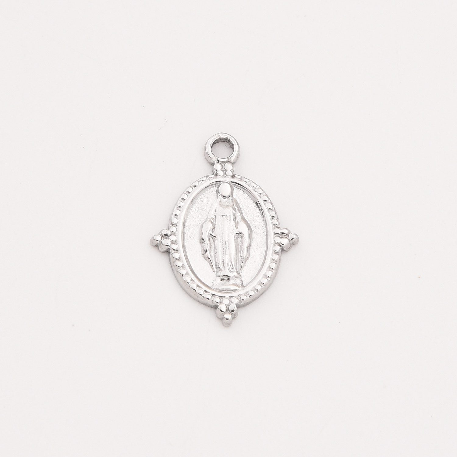 Gold Filled Virgin Mary Charm, Stainless Steel Religious Pendant for Necklace Bracelet DIY Jewelry Making Supply, Gift for Her, SCP027 - Image 5