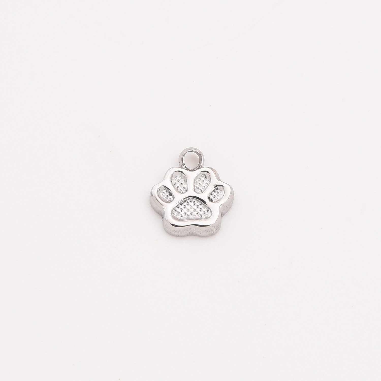 Gold Filled Paw Print Charm, Stainless Steel Animal Pet Pendant for DIY Necklace Bracelet Earring Jewelry Making, Gift for Pet Lovers SCP075 - Image 5
