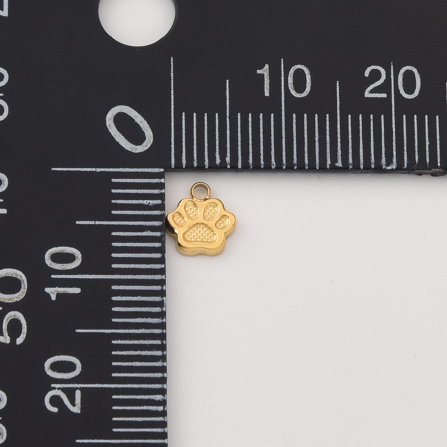 Gold Filled Paw Print Charm, Stainless Steel Animal Pet Pendant for DIY Necklace Bracelet Earring Jewelry Making, Gift for Pet Lovers SCP075 - Image 7