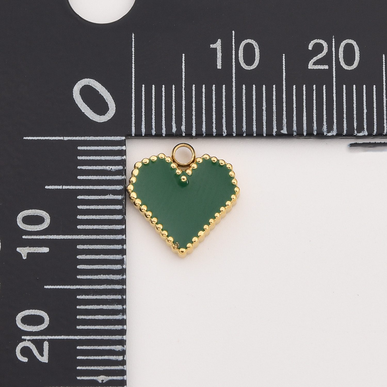 Gold Filled Enamel Heart Charm, Colorful Heart Pendant in Stainless Steel for DIY Necklace Bracelet Jewelry Making, Gift for Women, SCP116 - Image 7
