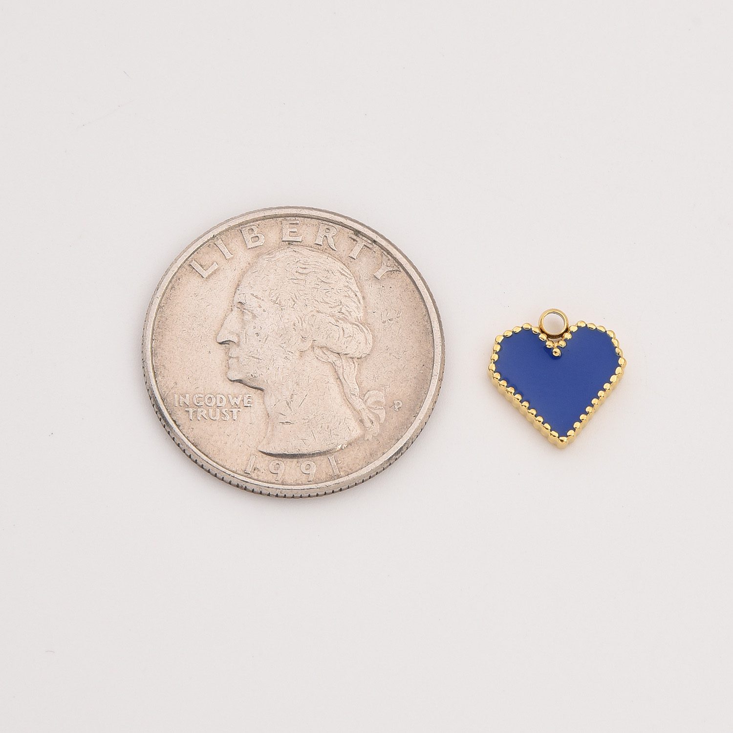 Gold Filled Enamel Heart Charm, Colorful Heart Pendant in Stainless Steel for DIY Necklace Bracelet Jewelry Making, Gift for Women, SCP116 - Image 8