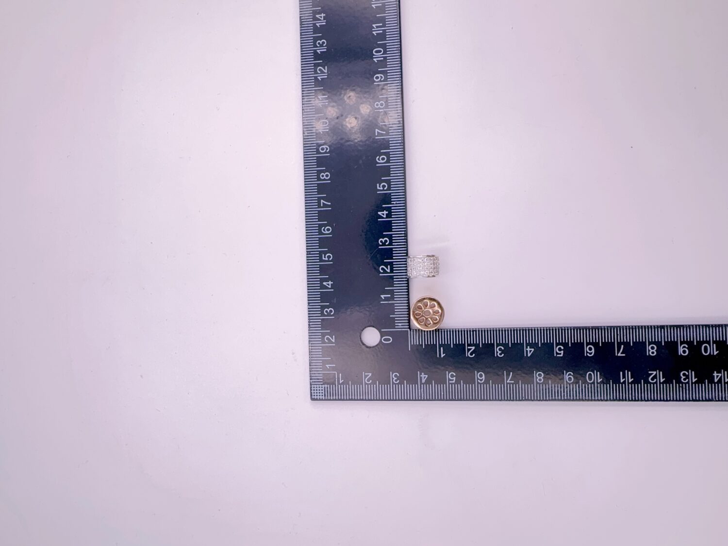 Micro Pave CZ Spacer Beads for DIY Jewelry, Round Iced Out Charms in Silver Rose Gold Finish for Bracelet Necklace Making Gift, BD018B - Image 2