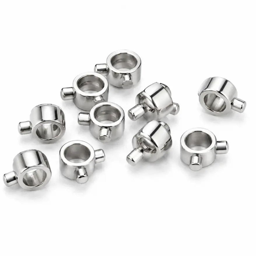 Gold Filled Crimp Beads, Wire End Beads, Round End Beads for Bracelet Necklace Jewelry Making, High Quality DIY Supply, 5PCS Bulk, DIY014 - Image 5