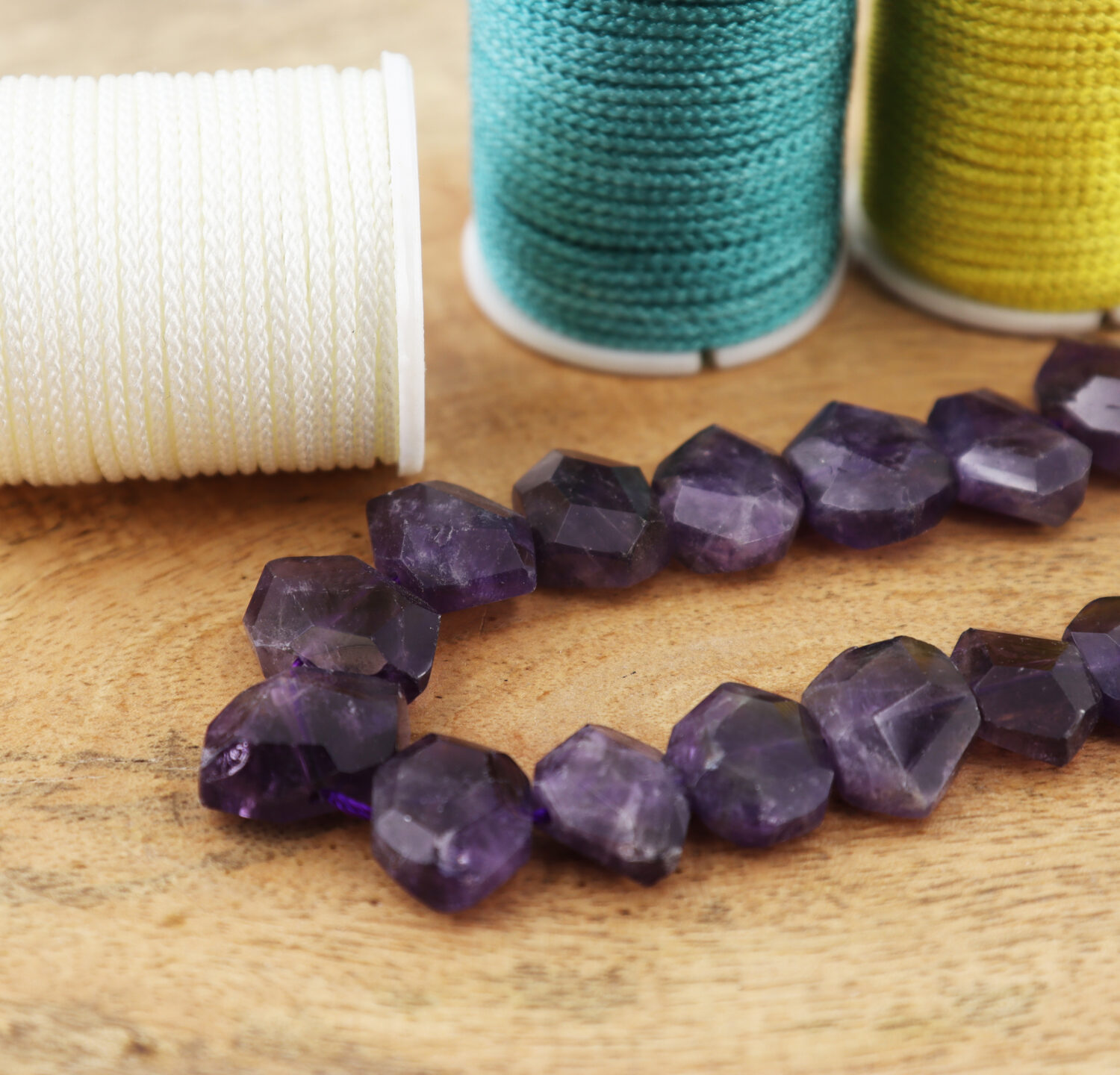 Natural Amethyst Nugget Beads Faceted Gemstone 12x16mm 14x18mm Large Full Strand Jewelry Making Healing Crystal Gift GRN018 - Image 11