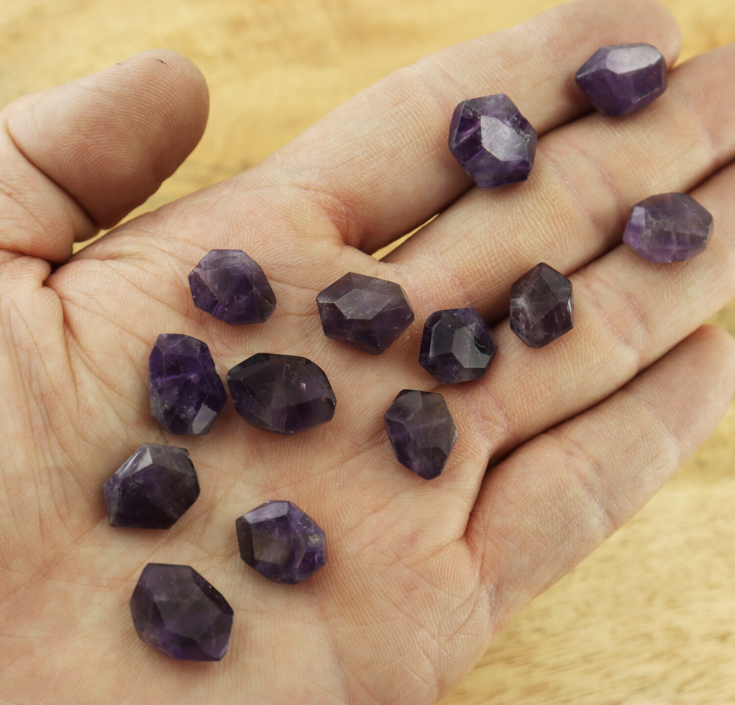 Natural Amethyst Nugget Beads Faceted Gemstone 12x16mm 14x18mm Large Full Strand Jewelry Making Healing Crystal Gift GRN018 - Image 2