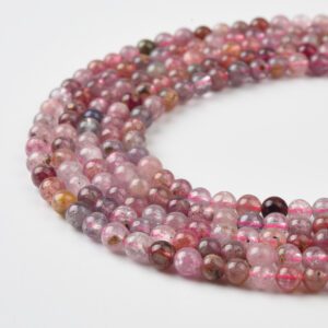 Gorgeous AAA Pink Spinel Beads Pink Spinel Round Beads Spinel Smooth Beads Pink Spinel Beaded Necklace Gemstone Beads Jewelry 5mm GRN593