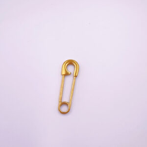 Gold Filled Safety Pin Charm, Minimalist Jewelry Making Pendant, Stainless Steel Base, Dainty Punk Rock Pin for DIY Bracelet Necklace SCP172