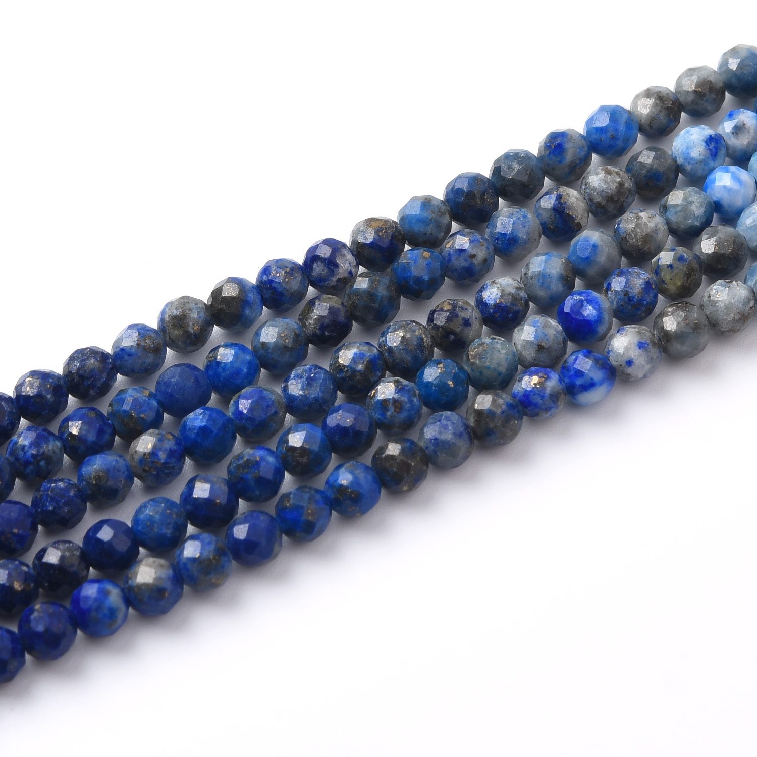Natural Lapis Lazuli Faceted Round Beads, High Quality 2mm 3mm Gemstone Full Strand, Jewelry Making Supplies, Healing Crystal Gift PRP1053 - Image 3