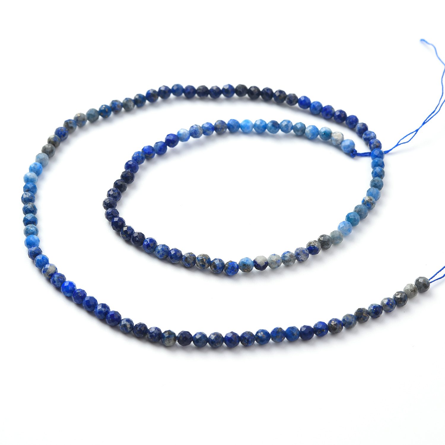 Natural Lapis Lazuli Faceted Round Beads, High Quality 2mm 3mm Gemstone Full Strand, Jewelry Making Supplies, Healing Crystal Gift PRP1053 - Image 4
