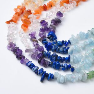 Aquamarine Amethyst 10mm Chip Nugget Beads Natural Gemstone Freeform Beads Strand for Jewelry Making Bracelet Necklace 15.5" Strand GRN541