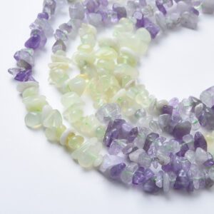 Natural Amethyst Geode Irregularity Gemstone Freeform Chip Nugget Beads Healing Energy Loose Beads DIY Jewelry Making for Necklace GRN543