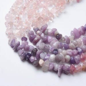 Natural Irregularity Mix Gemstone Freeform Chip Nugget Beads Healing Energy Loose Beads DIY Jewelry Making for Necklace 15.5" Strand GRN546