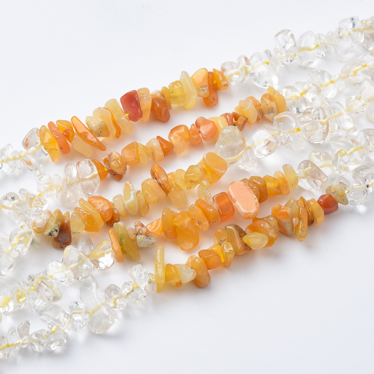 Natural Yellow Opal Chip Beads, 10mm Chip Beads, For Jewelry Making Beads, Healing Crystal Beads, Gemstone Freeform Chip Nugget Beads GRN561 - Image 3