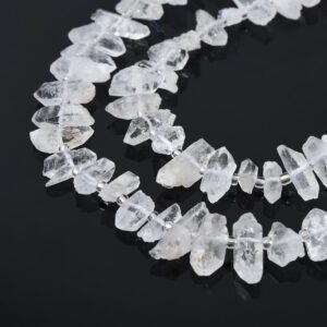 Herkimer Diamond, Herkimer Diamond Beads, Herkimer Diamond Crystal, Herkimer Crystal, Herkimer Diamond Stone 20x6mm 15.5" Full Strand GRN566