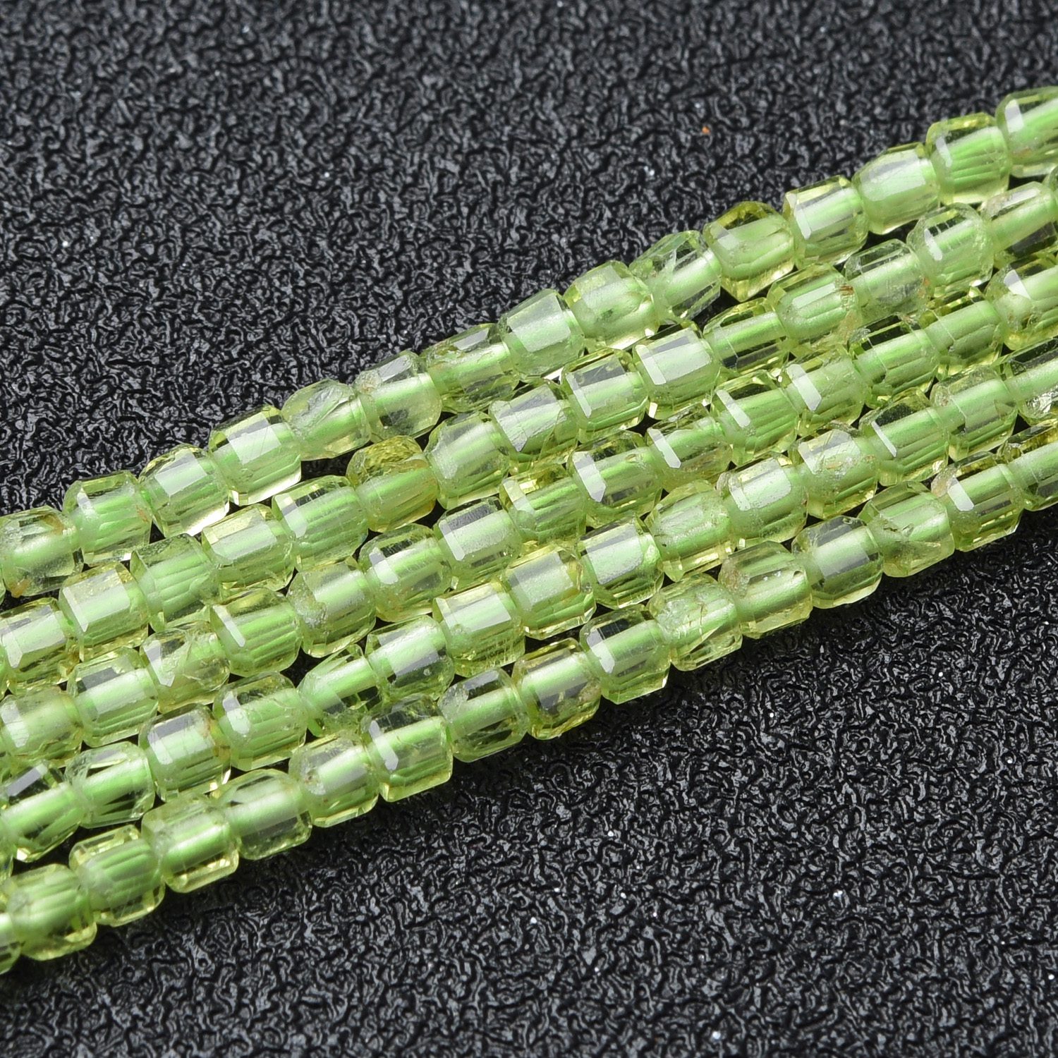 Natural Peridot Cube Beads 2mm High Quality August Birthstone Full Strand 15.5" Healing Crystal Jewelry Making Supplies PRP1079 - Image 3
