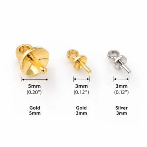 Gold Filled Peg Bail, Pendant Bail with Loop, Jewelry Making Bail for Charms and Pendants, DIY Necklace Connector, Jewelry Findings, DIY015