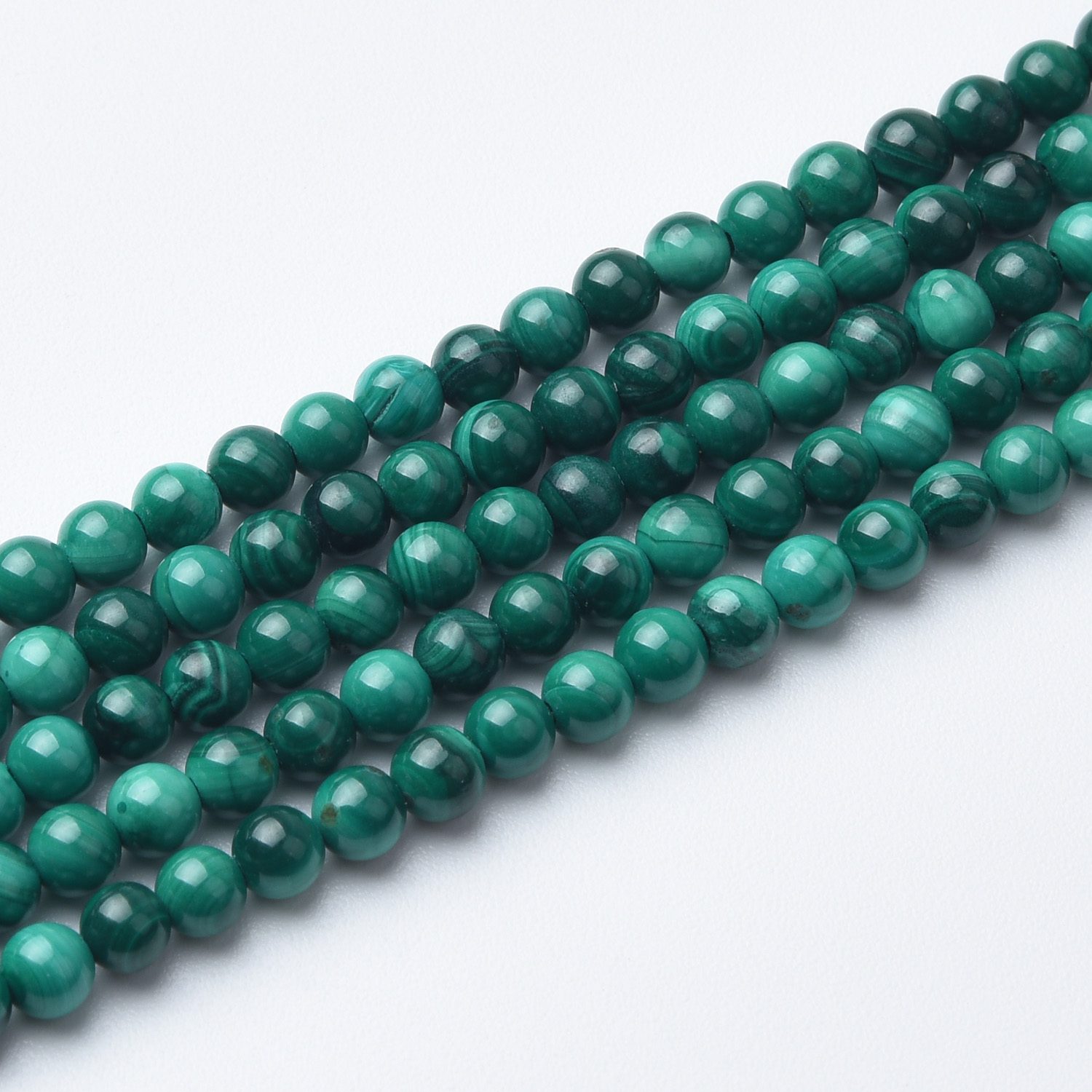 Malachite 3mm Round Smooth Beads Full 15.5" Strand Natural Green Gemstone Healing Crystal Jewelry Making Supply High Quality PRP1123 - Image 3
