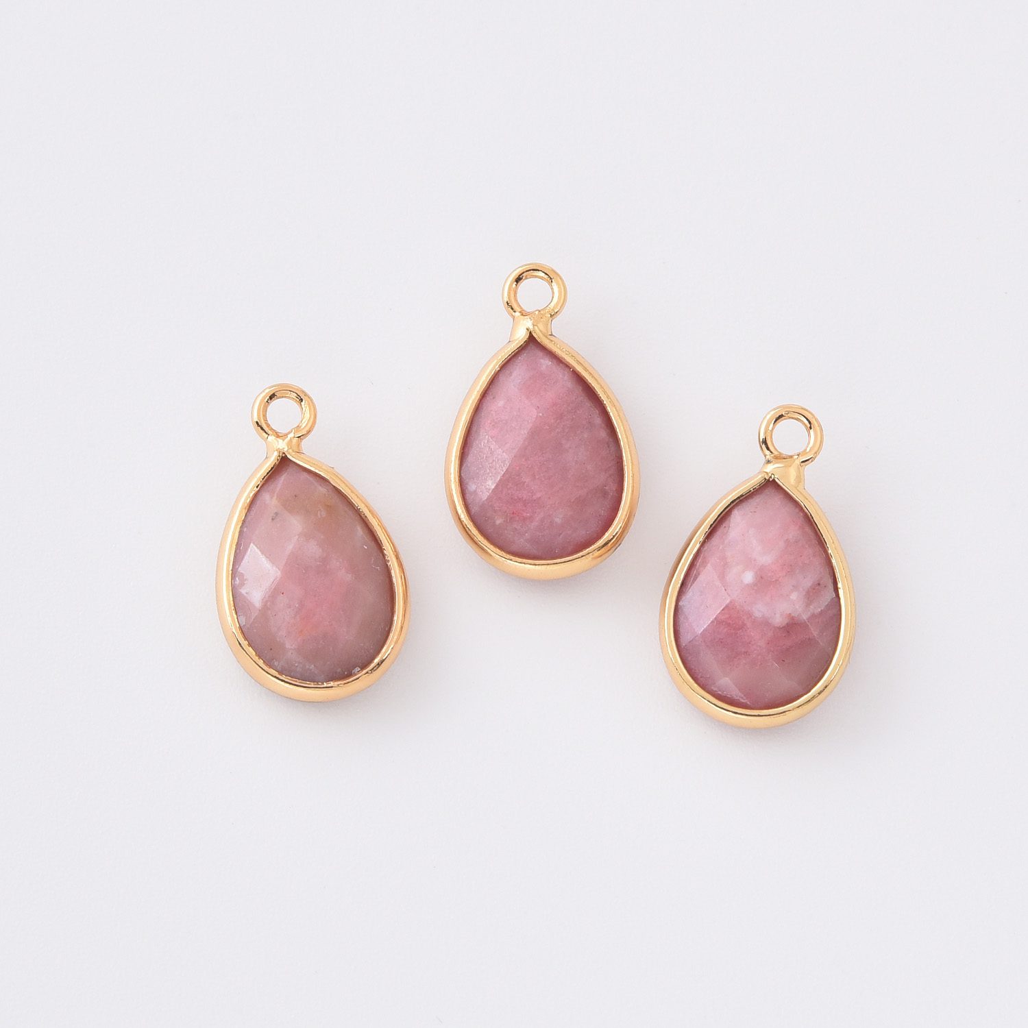 Gold Filled Teardrop Gemstone Charm, Natural Stone Pendant for DIY Necklace Bracelet Earrings Jewelry Making, Boho Minimalist Jewelry CP2333 - Image 14