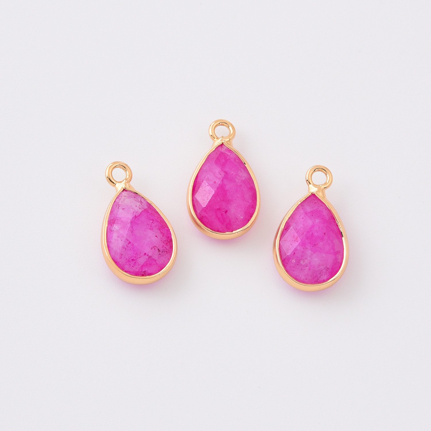 Gold Filled Teardrop Gemstone Charm, Natural Stone Pendant for DIY Necklace Bracelet Earrings Jewelry Making, Boho Minimalist Jewelry CP2333 - Image 13