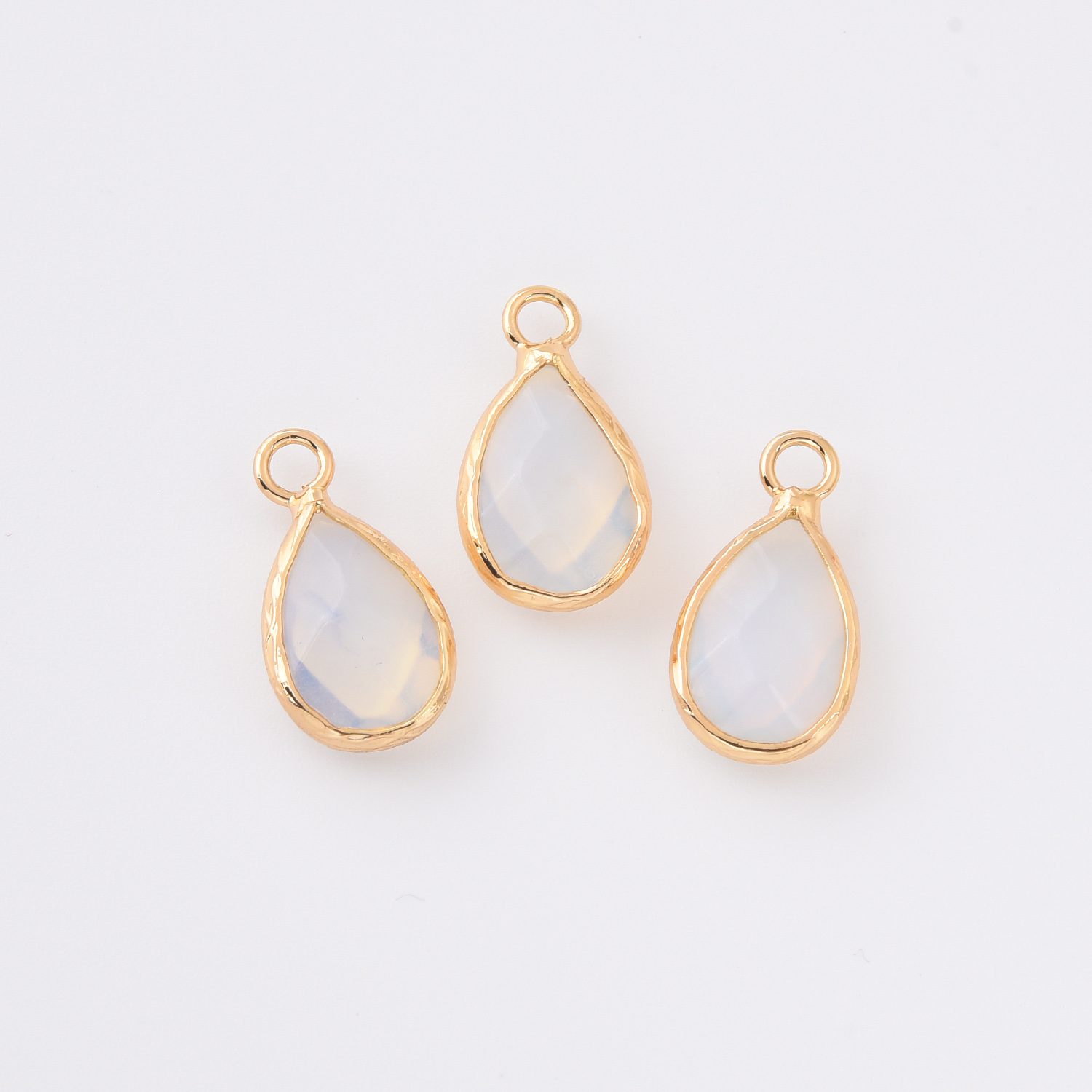 Gold Filled Teardrop Gemstone Charm, Natural Stone Pendant for DIY Necklace Bracelet Earrings Jewelry Making, Boho Minimalist Jewelry CP2333 - Image 16