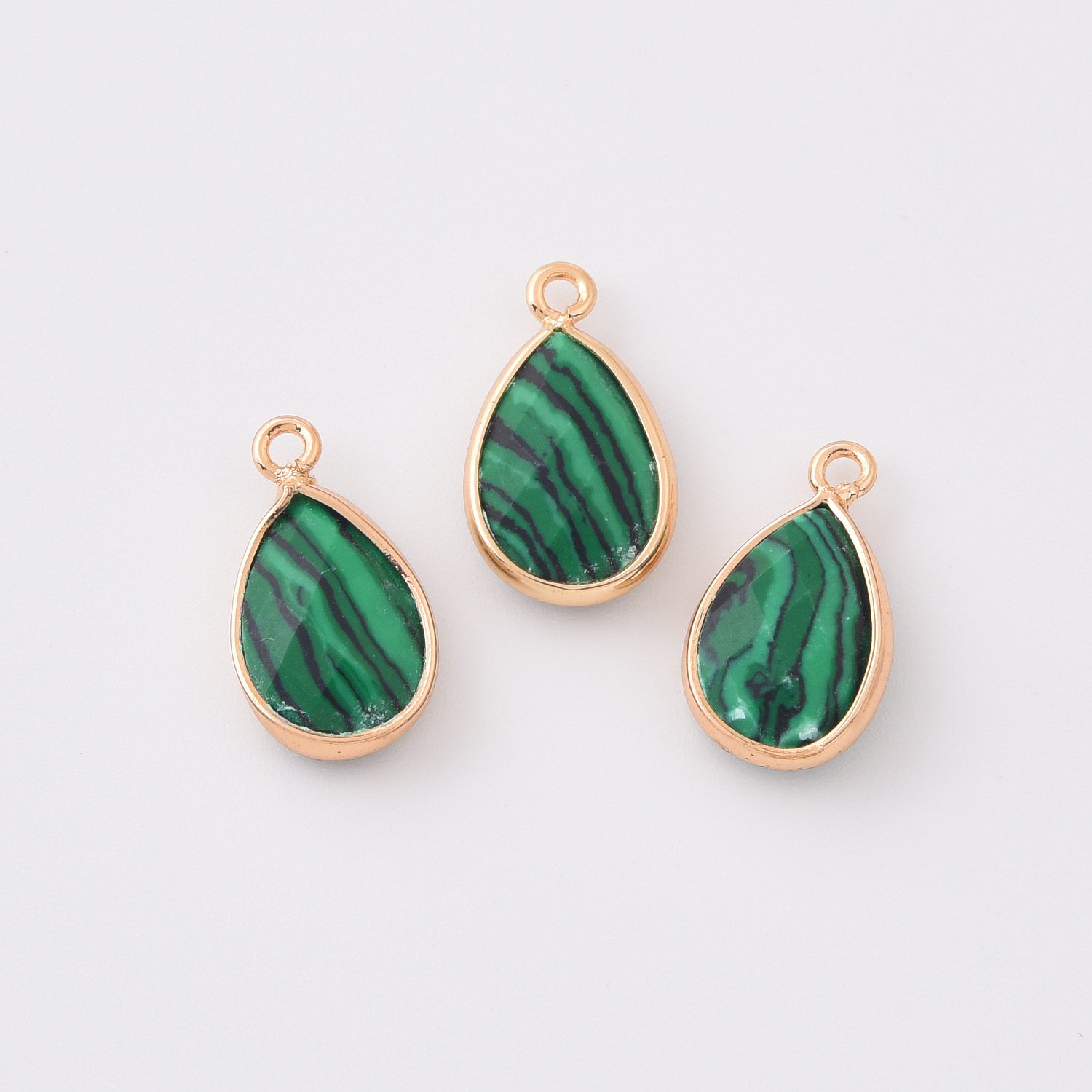 Gold Filled Teardrop Gemstone Charm, Natural Stone Pendant for DIY Necklace Bracelet Earrings Jewelry Making, Boho Minimalist Jewelry CP2333 - Image 12