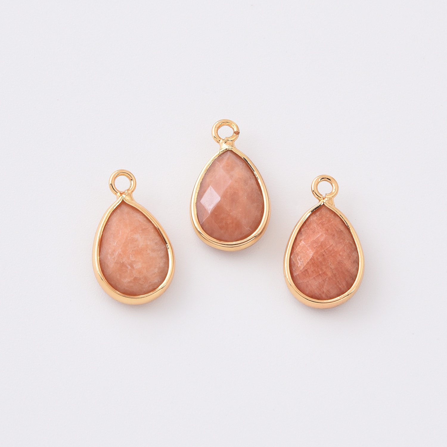 Gold Filled Teardrop Gemstone Charm, Natural Stone Pendant for DIY Necklace Bracelet Earrings Jewelry Making, Boho Minimalist Jewelry CP2333 - Image 10