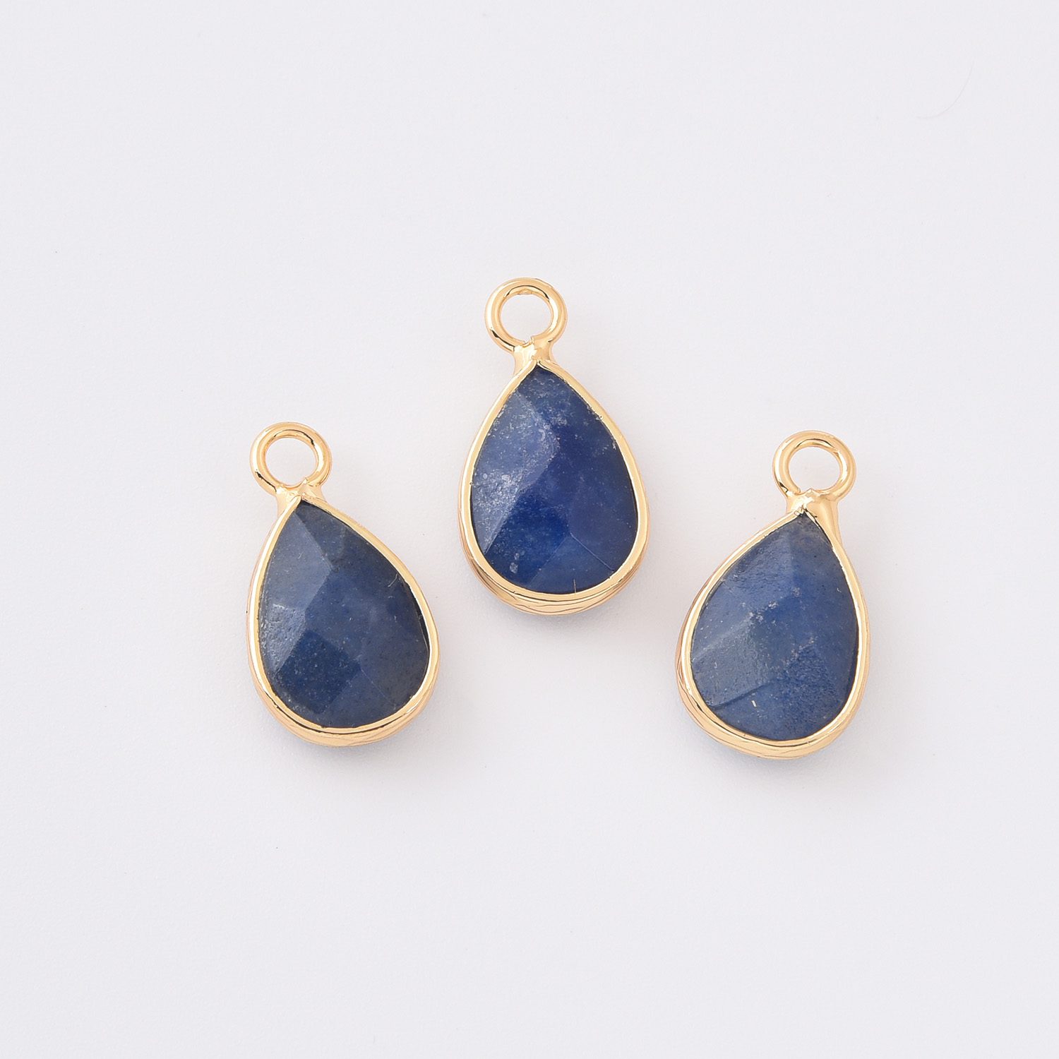 Gold Filled Teardrop Gemstone Charm, Natural Stone Pendant for DIY Necklace Bracelet Earrings Jewelry Making, Boho Minimalist Jewelry CP2333 - Image 5