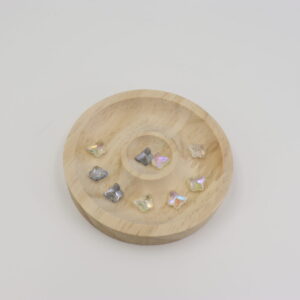 10PCS Iridescent Butterfly Lampwork Glass Beads 10mm – Crystal Clear Handmade Glass Beads for Necklace, Anklet & Jewelry Crafts ORG323