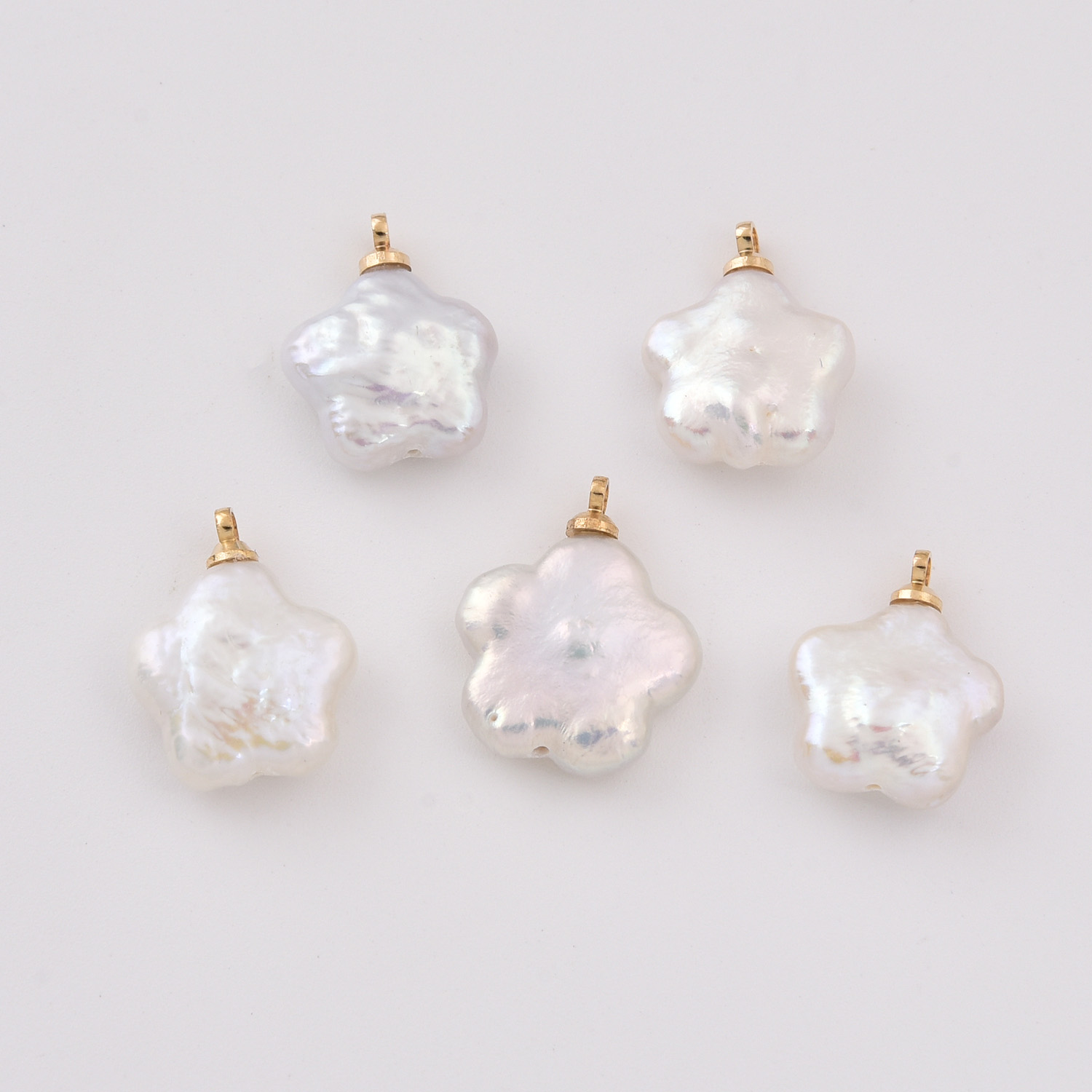 Gold Filled Star Freshwater Pearl Pendant, Natural Baroque Pearl Charm for DIY Necklace Bracelet Jewelry Making Supplies, Gift Ideas, CP2372