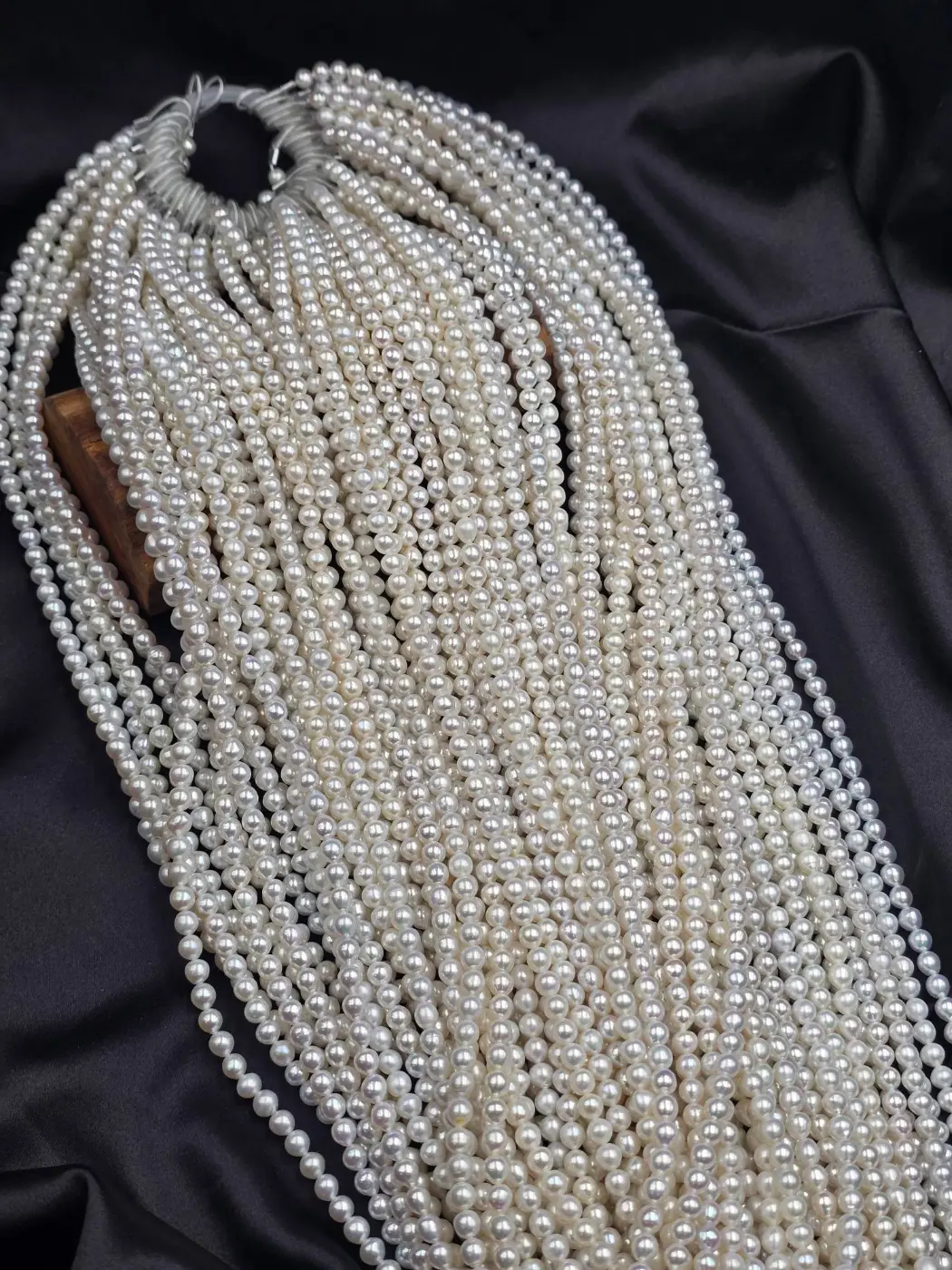 5mm Nearly Round 5A Freshwater Pearl Beads – Natural White High Luster Pearl Strand, Real Pearls for Jewelry Making & Bridal Designs FWP115 - Image 5