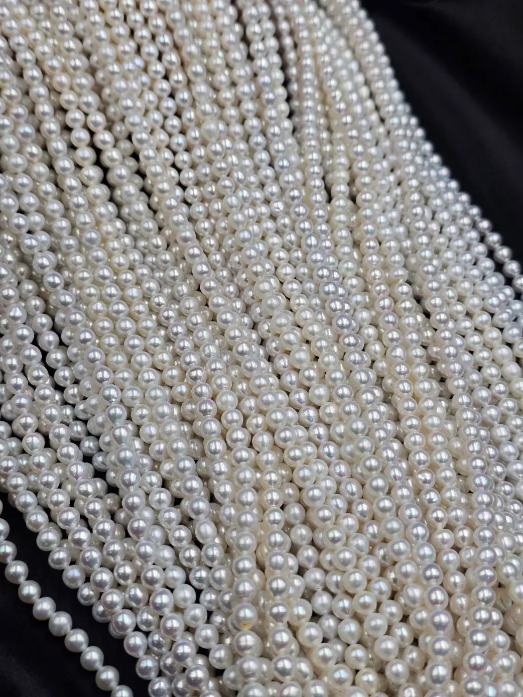 5mm Nearly Round 5A Freshwater Pearl Beads – Natural White High Luster Pearl Strand, Real Pearls for Jewelry Making & Bridal Designs FWP115 - Image 6