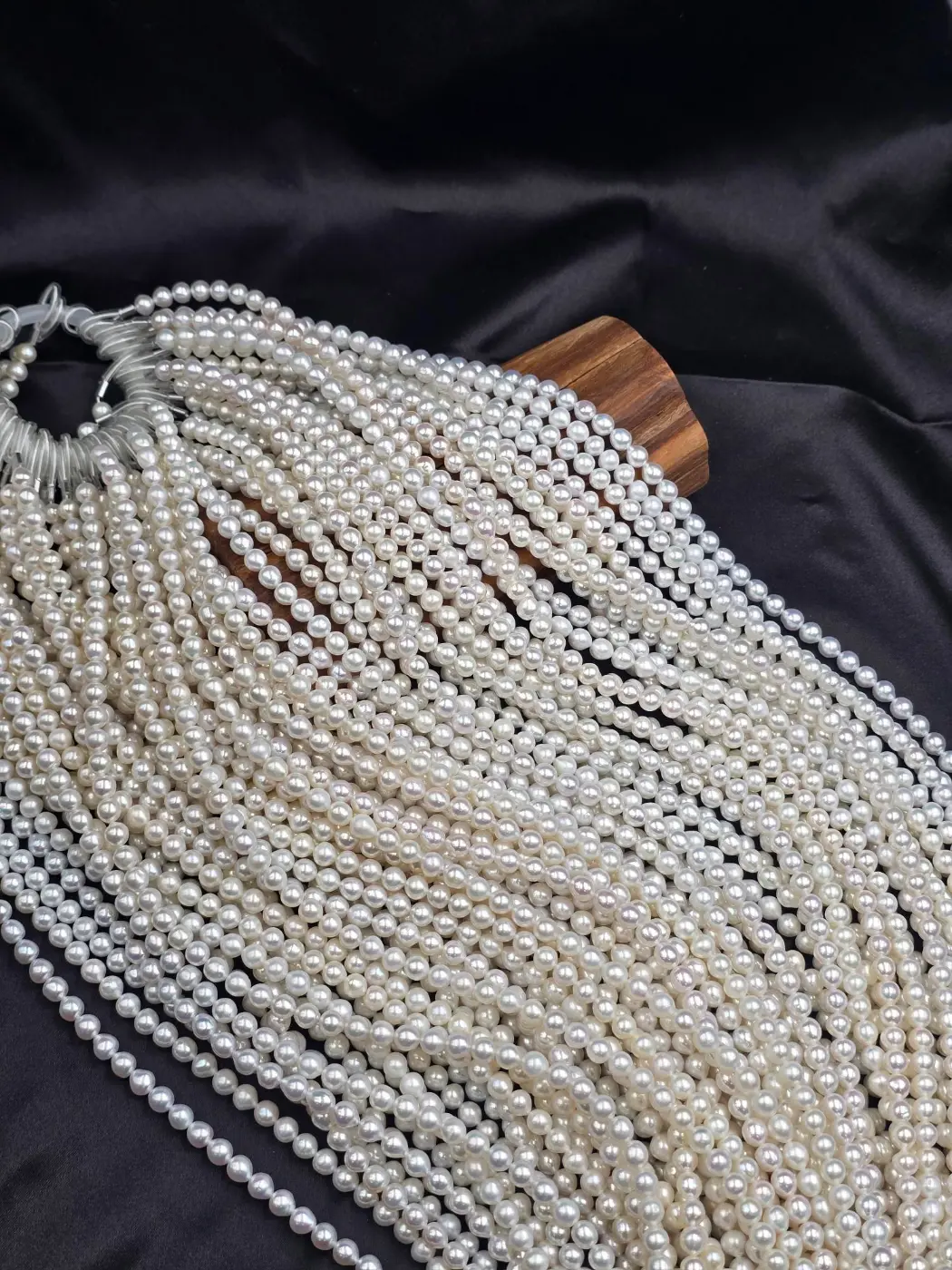 5mm Nearly Round 5A Freshwater Pearl Beads – Natural White High Luster Pearl Strand, Real Pearls for Jewelry Making & Bridal Designs FWP115 - Image 7