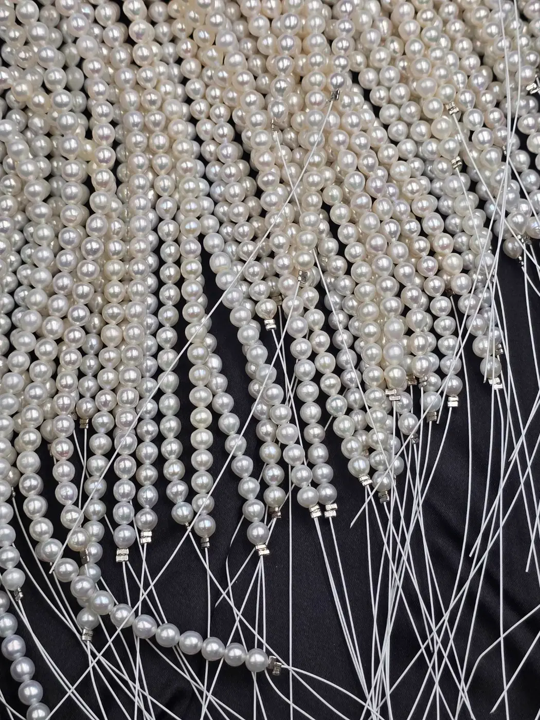 5mm Nearly Round 5A Freshwater Pearl Beads – Natural White High Luster Pearl Strand, Real Pearls for Jewelry Making & Bridal Designs FWP115 - Image 8
