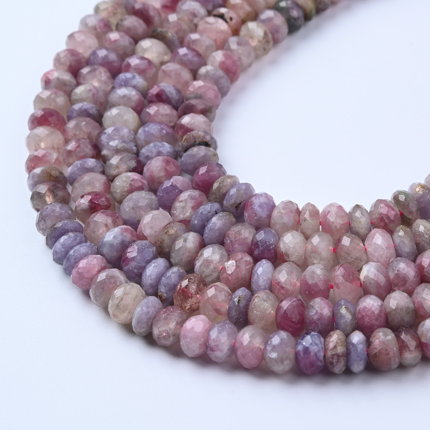 Authentic Genuine Natural Loose Polished Micro Real Round Faceted 8mm Red Ruby Gemstone Healing Seed Stone Beads Full Strand 15.5" GRN719