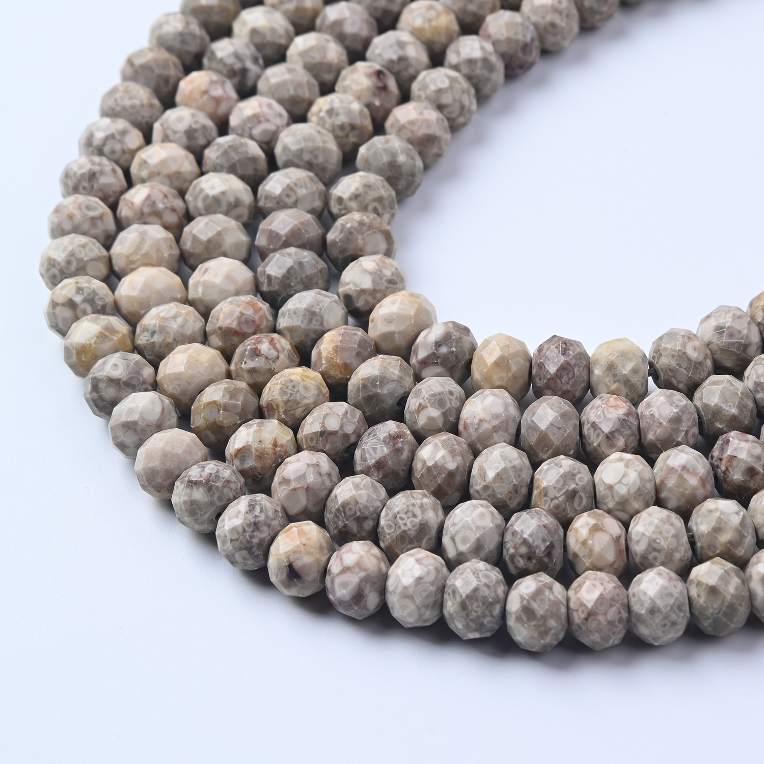 Natural Picasso Jasper Beads Grade AAA Faceted Round  8mm Full 15.5 Inch Strand Smooth Gemstone Beads For DIY Jewelry making GRN721