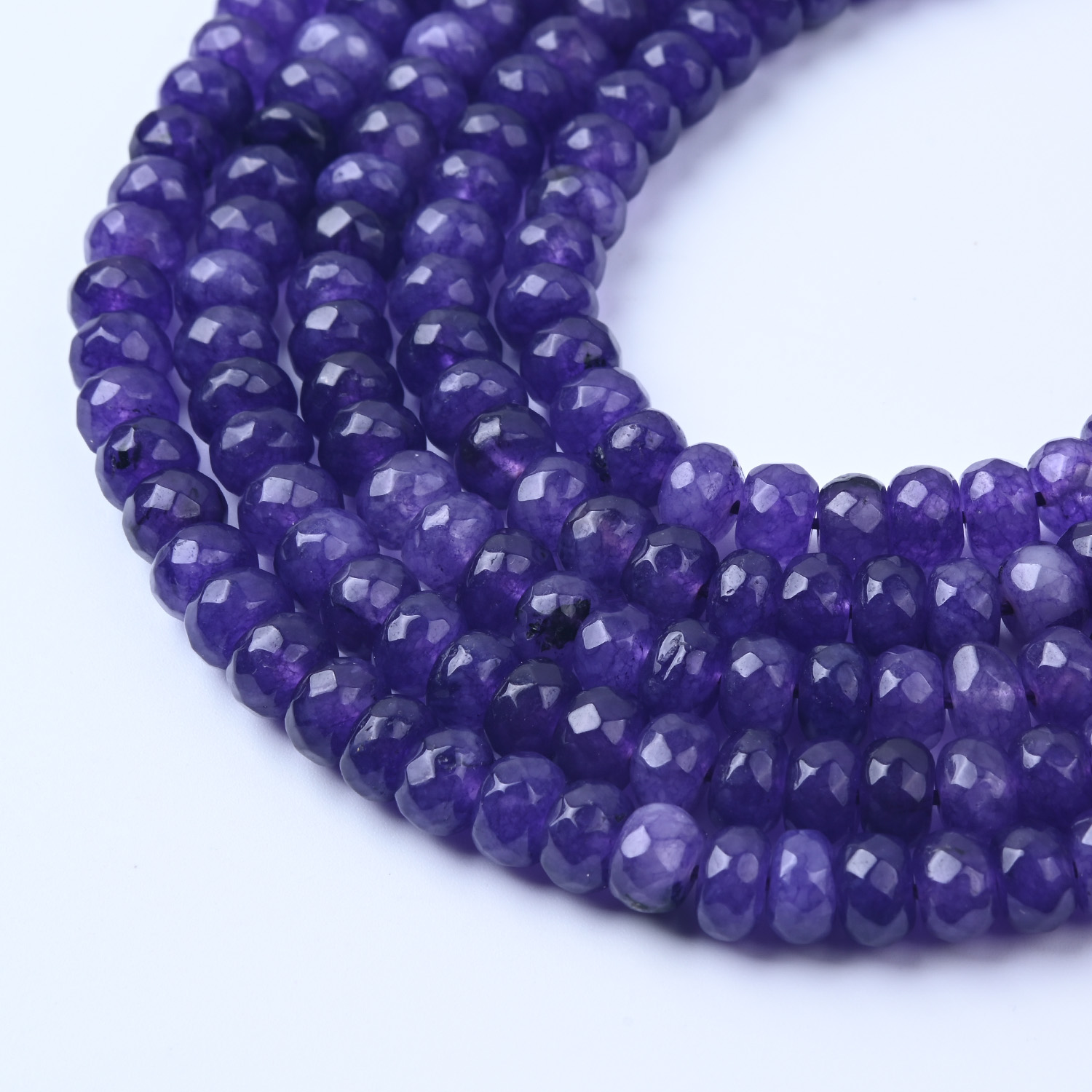 Amethyst Gemstone Beads 8mm, Faceted Round Beads, Calming Purple Quartz, Full 15.5" Spiritual Jewelry Making Strand, GRN729
