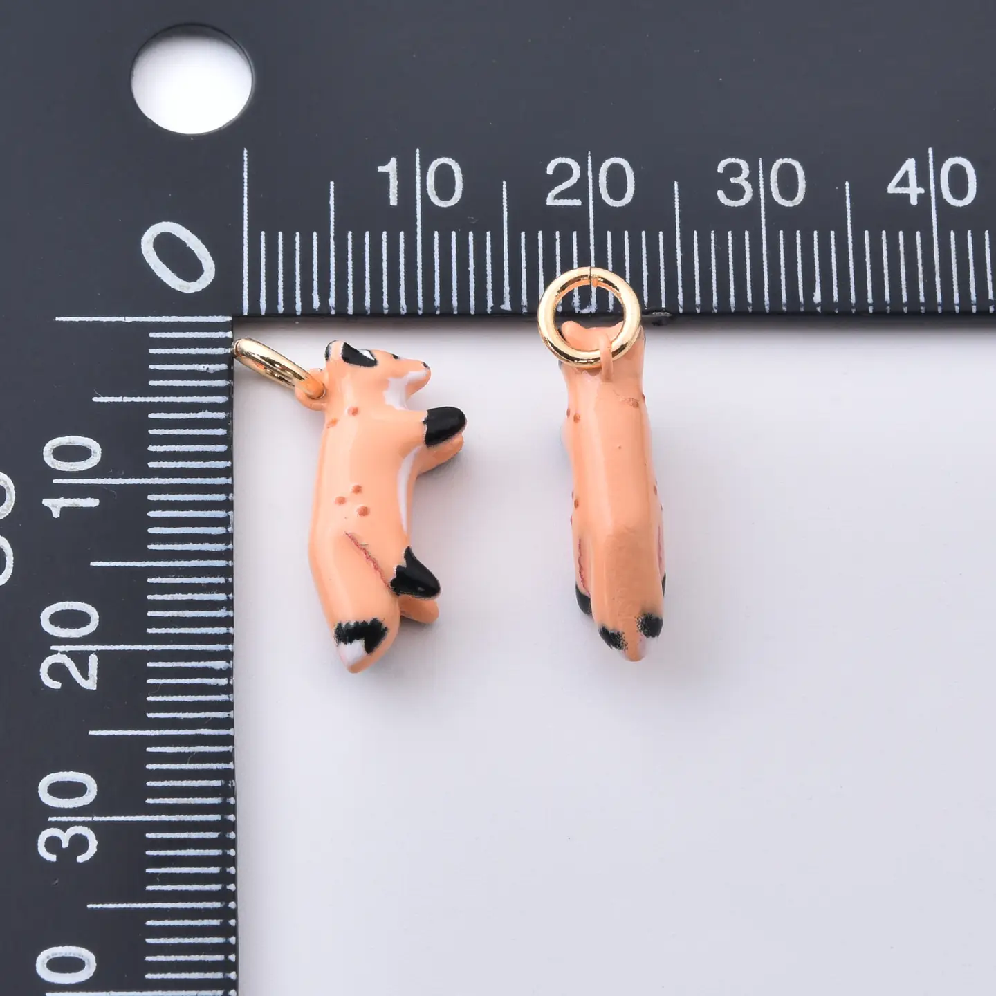 Stainless Steel Fox Charm, Cute Woodland Animal Pendant for DIY Jewelry Making Necklace Bracelet Charm Supply, Mini Animal Charm, SCP221 - Image 3