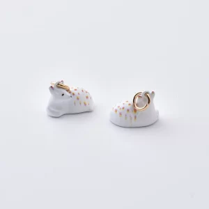 Stainless Steel Bunny Charm, Cute Rabbit Pendant for DIY Jewelry Making Necklace Bracelet Charm Supply, Bunny Charm Jewelry Finding, SCP231