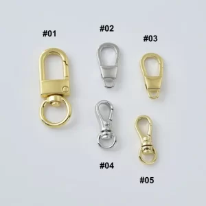 Gold Filled Lobster Clasp, Metal Keychain Hardware, Purse Bag Clip Connectors, DIY Jewelry Making Supplies, Keychain Clips, Gift, Lot023