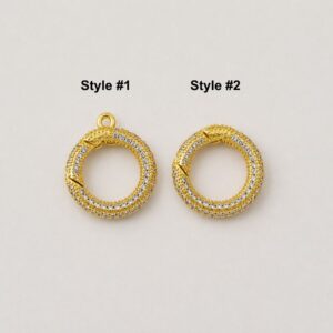 Gold Filled Round Jewelry Clasp, Lobster Claw Connector for Bracelets Necklaces, DIY Jewelry Findings, Gold Connector, Gift for Her, CL626