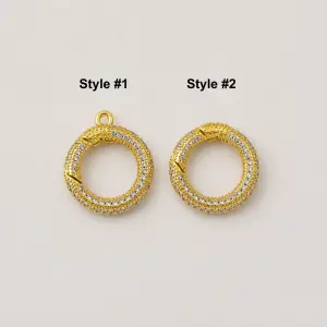 Gold Filled Round Jewelry Clasp, Lobster Claw Connector for Bracelets Necklaces, DIY Jewelry Findings, Gold Connector, Gift for Her, CL626