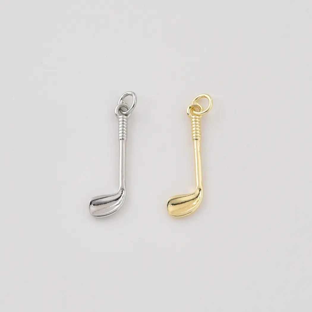 Gold Filled Golf Club Pendant Charm, Minimalist Sports Jewelry, Golf Inspired Charm, Gift for Men & Women, Everyday Necklace, CP2469