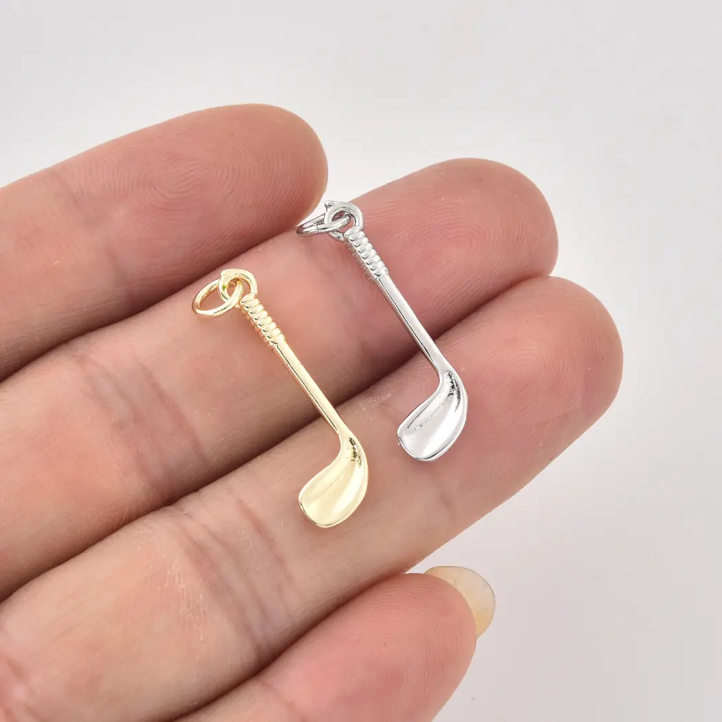 Gold Filled Golf Club Pendant Charm, Minimalist Sports Jewelry, Golf Inspired Charm, Gift for Men & Women, Everyday Necklace, CP2469 - Image 2